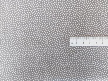 Baumwolle Punkte Dotty grau